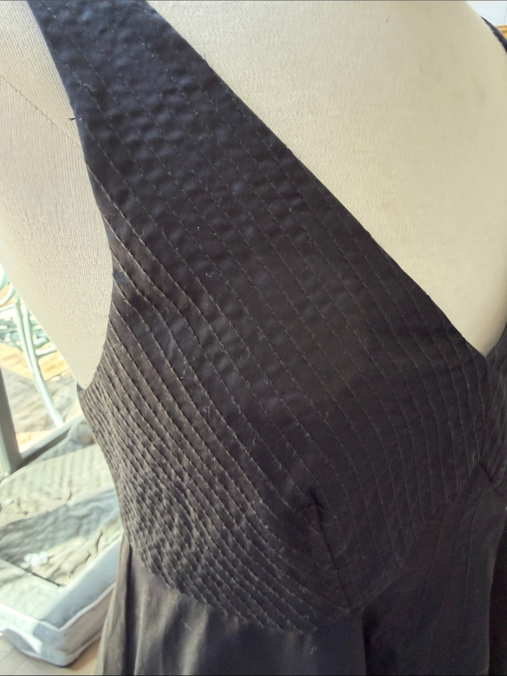 La Ligne Black V-Neck Maxi Dress NWT - Picture 2 of 5